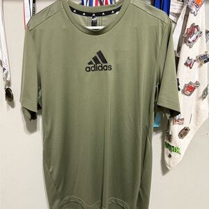 Adidas Men's Short Sleeve Olive Tee